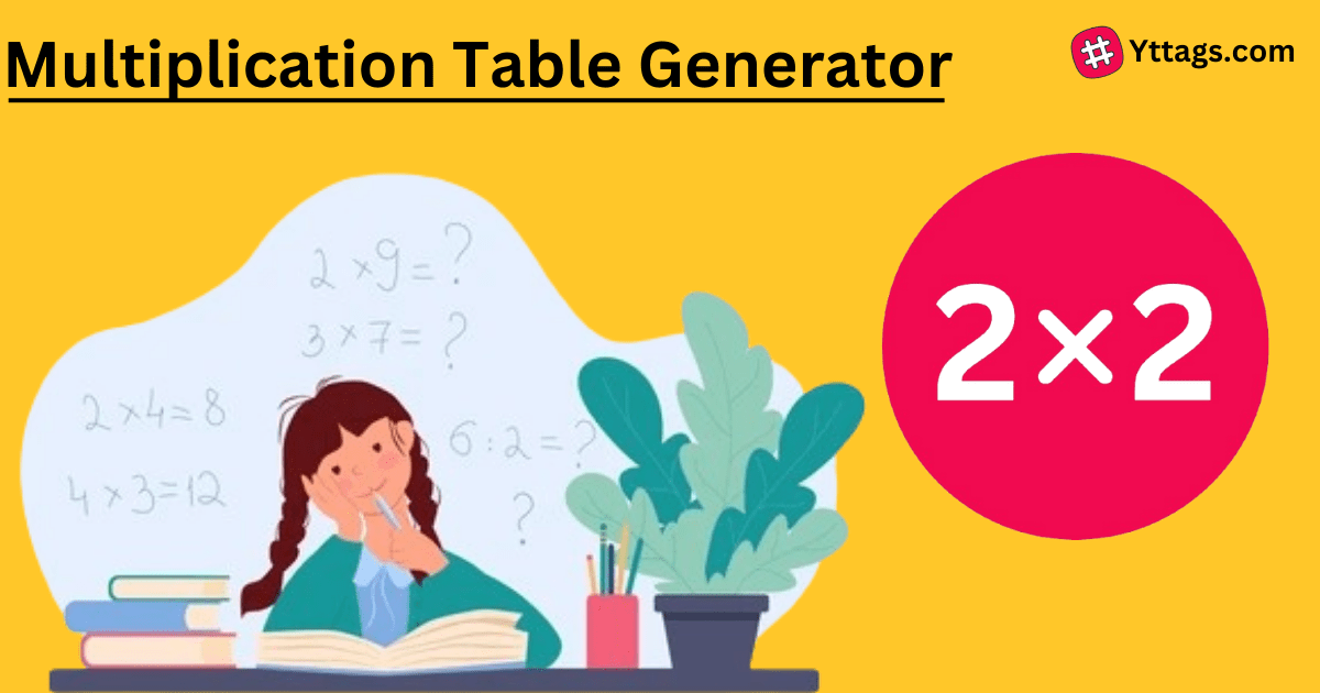 Multiplication Table Generator (1 to 1000) Maths for Kids Yttags