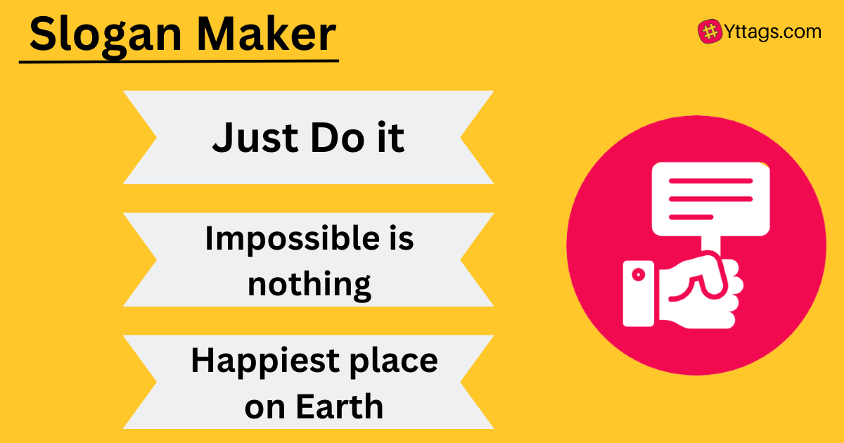 Slogan Maker Slogan Generator Yttags