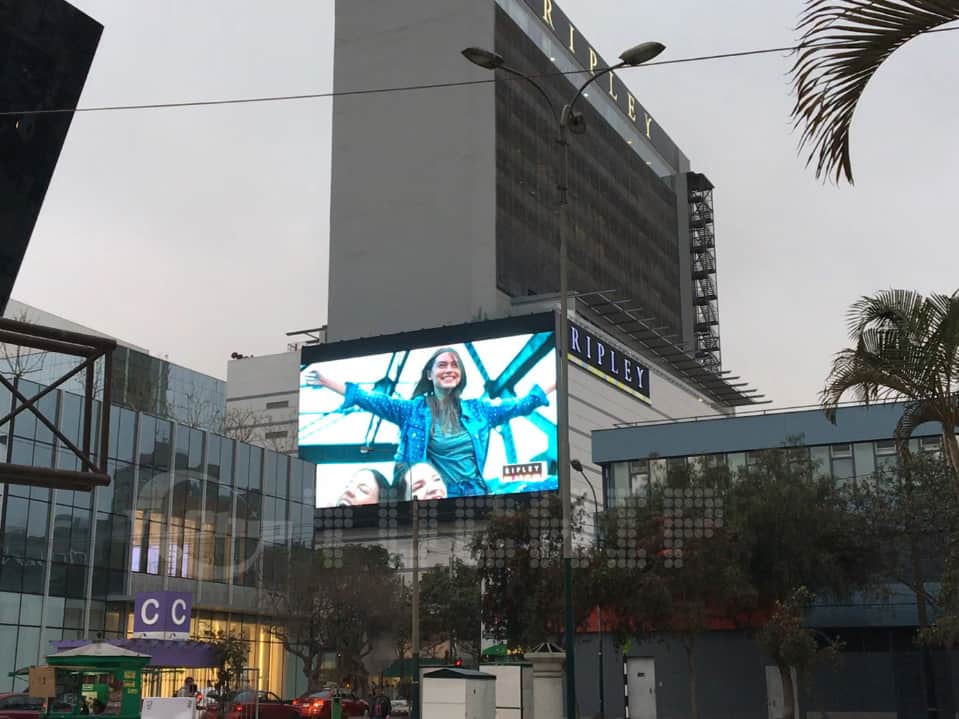 The Biggest Oudoor Advertising LED Screen In south AmericaYUCHIP