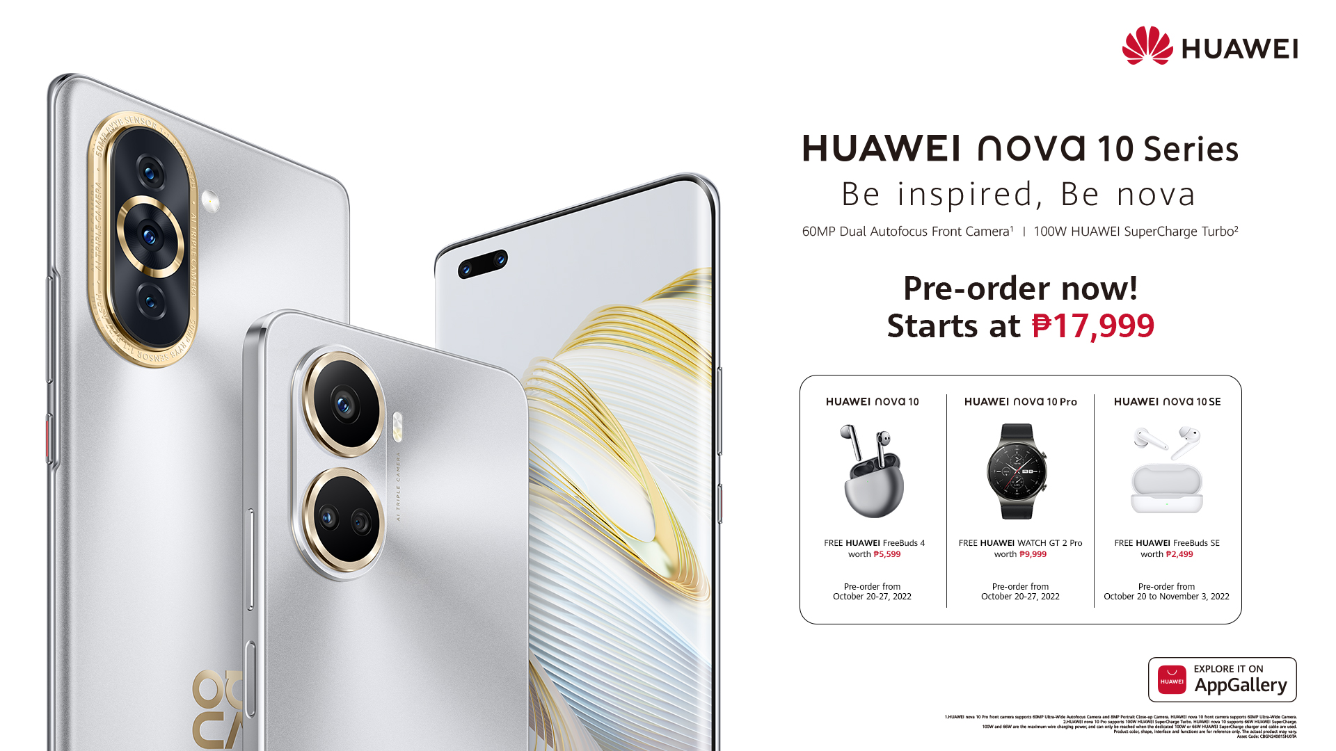 Huawei nova 10 series priced in the Philippines » YugaTech