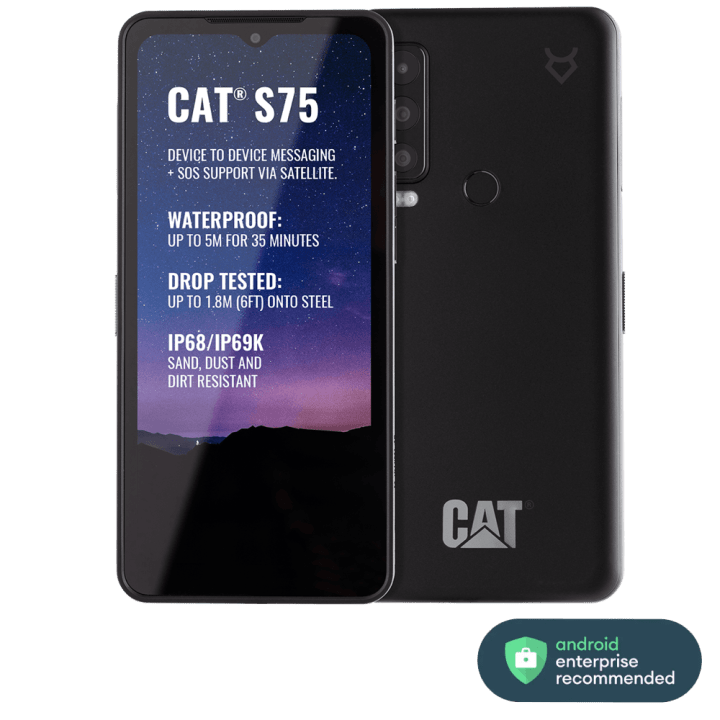 CAT S75 now official, a rugged smartphone with satellite connectivity