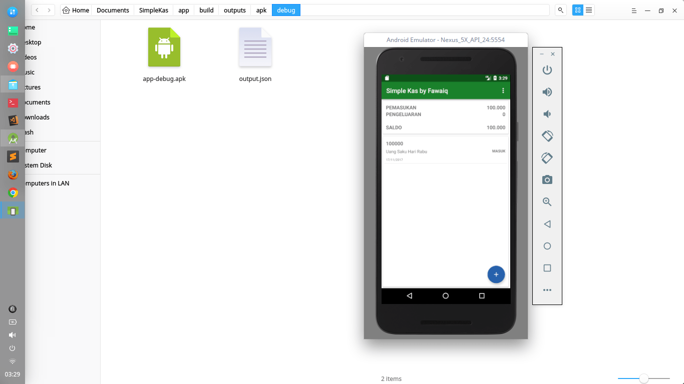 Cara Compile .apk Project Android di Android Studio (Debug