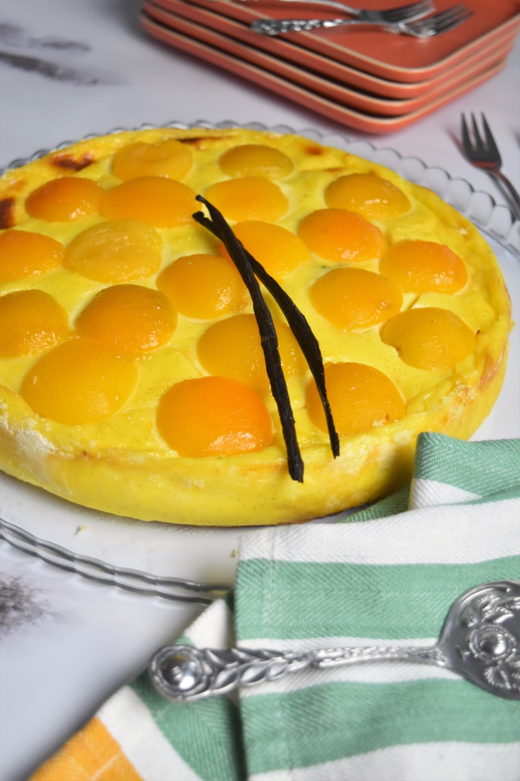 Flan à l'abricot recette de flan sans pâte