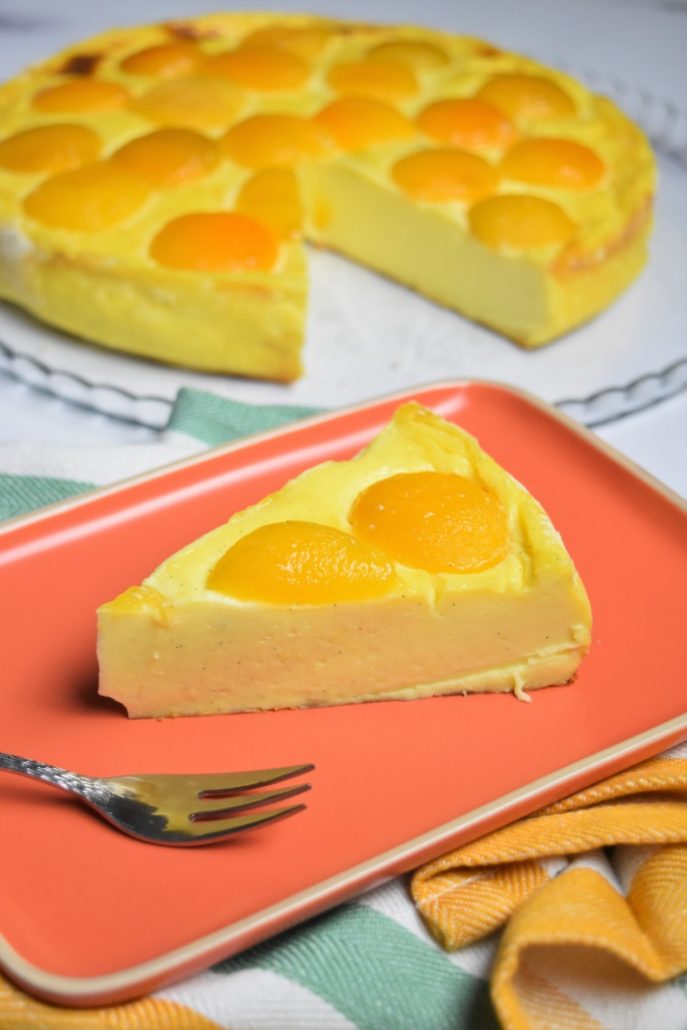 Flan à l'abricot recette de flan sans pâte