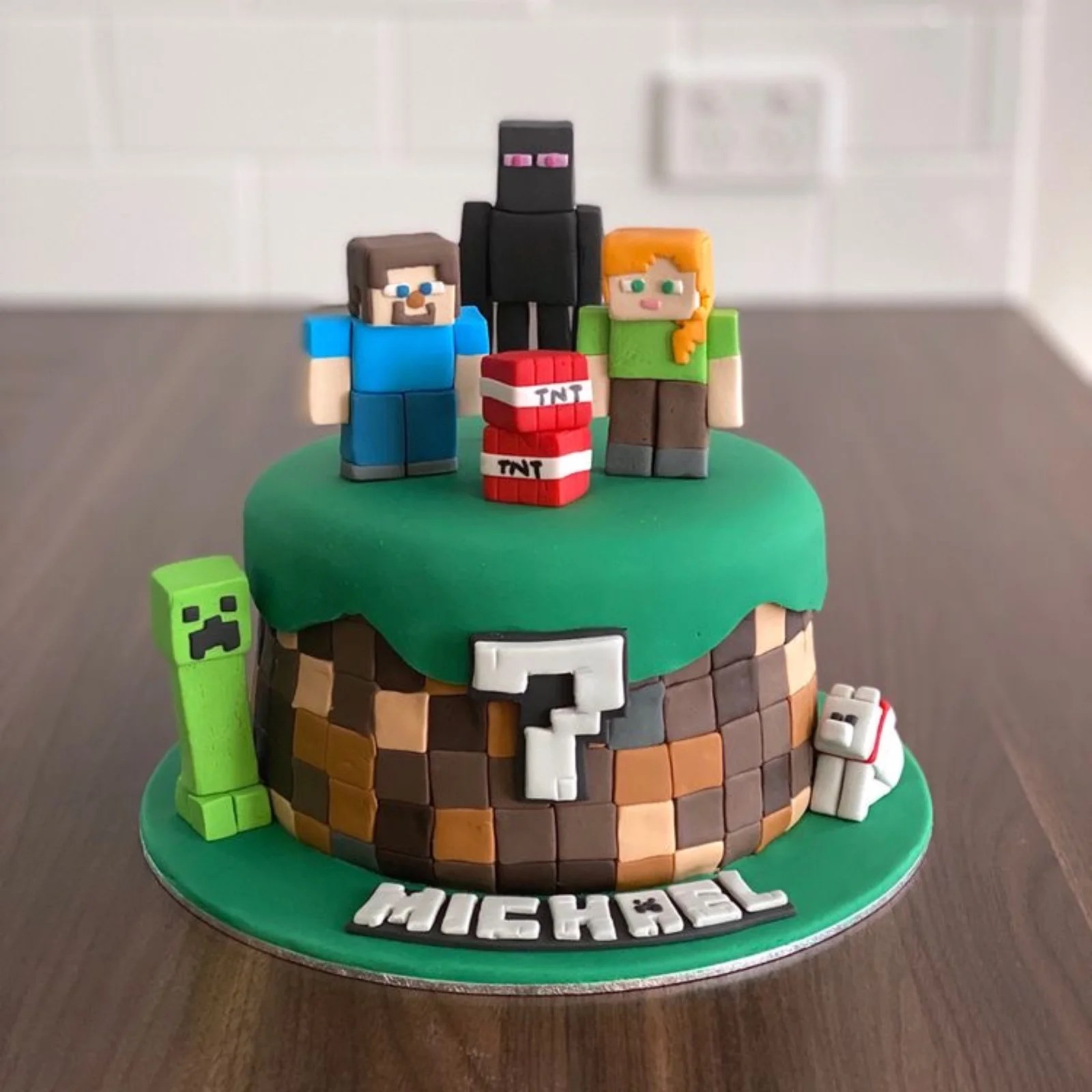 Minecraft Cake Minecraft Birthday Cake Yummy Cake