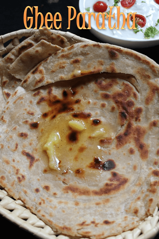 Ghee Paratha Recipe / How to Make Plain Paratha / Paratha Recipe