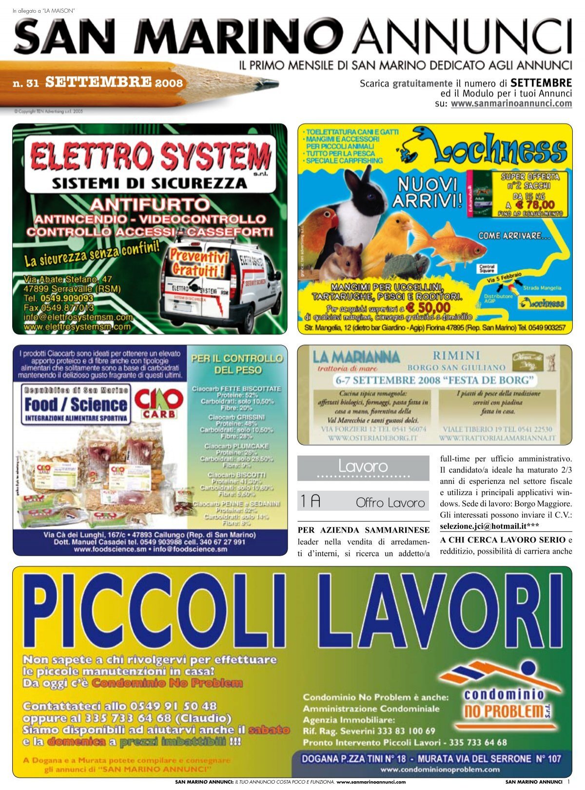 Lavoro ...................... 1 A - San Marino Annunci 540_x_400_jpg