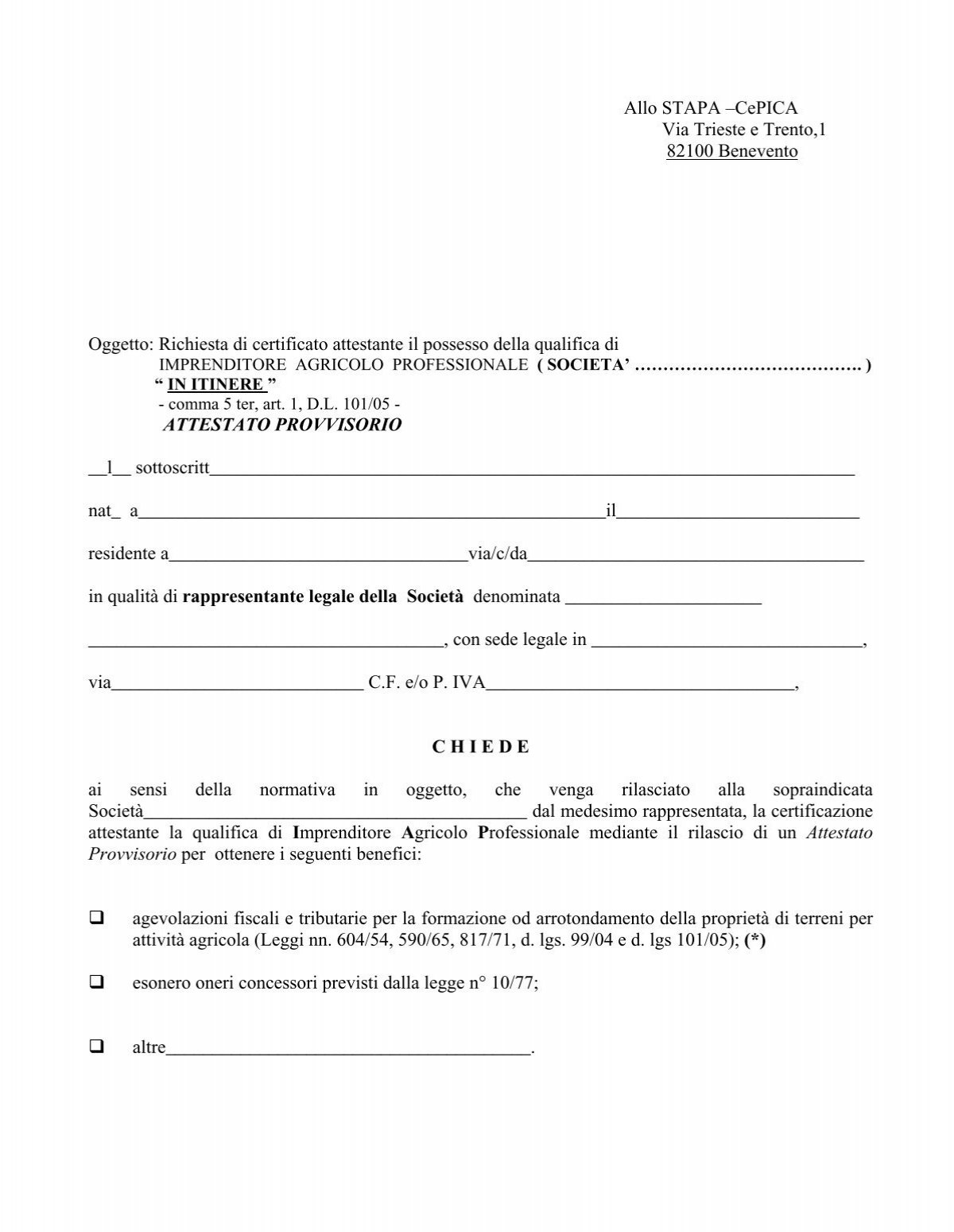 Richiesta Certificato Provvisorio Attestante Il Possesso Della Qualifica ... 516_x_400_jpg