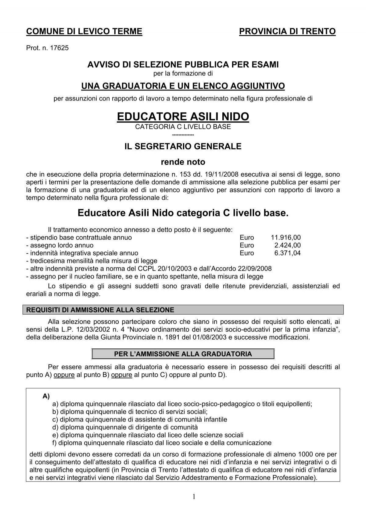 Comune Di Levico Terme - Agenzia Del Lavoro 567_x_400_jpg