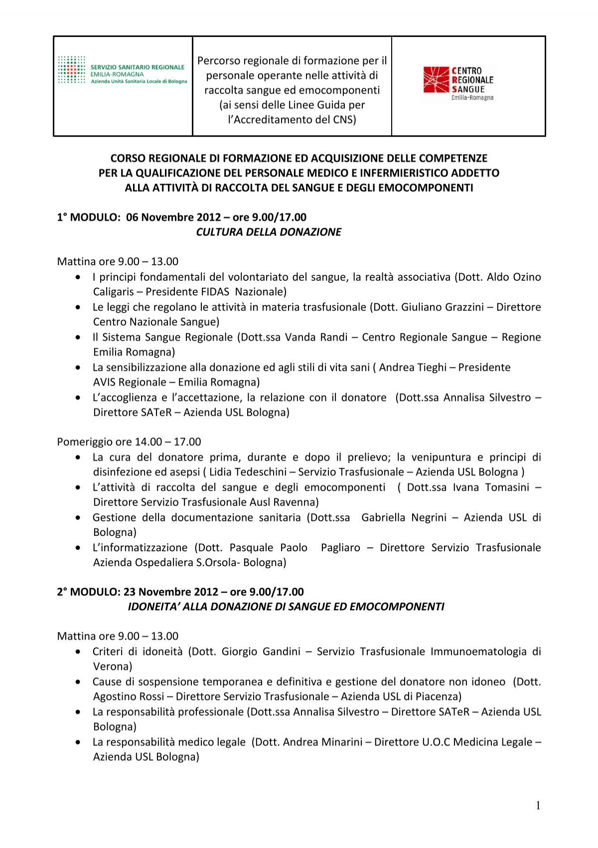 Programma Corso Formazione Regionale 2012 - Ausl Cittã Di Bologna 567_x_400_jpg