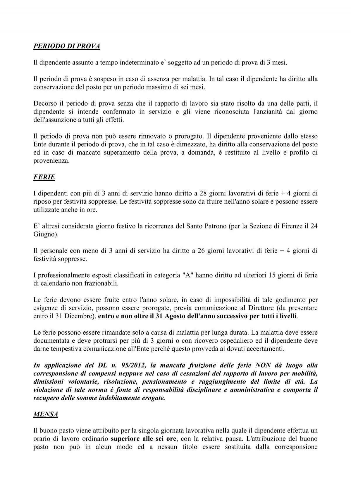 Periodo Di Prova Il Dipendente Assunto A Tempo ... - Infn 567_x_400_jpg