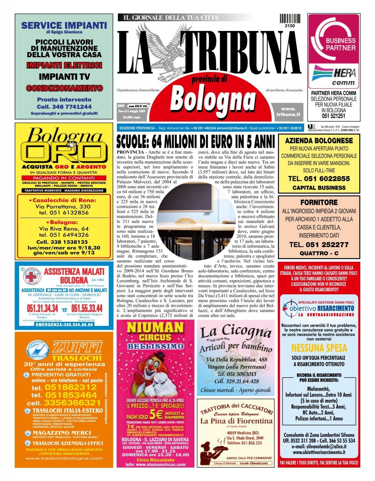 Scuole: 64 Milioni Di Euro In 5 Anni - La Tribuna 513_x_400_jpg