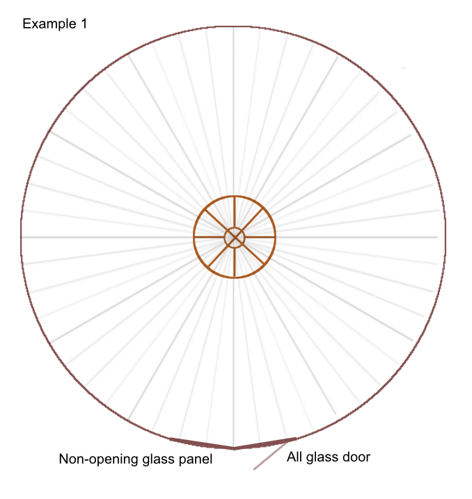 Glass wall yurts only from the Yurt