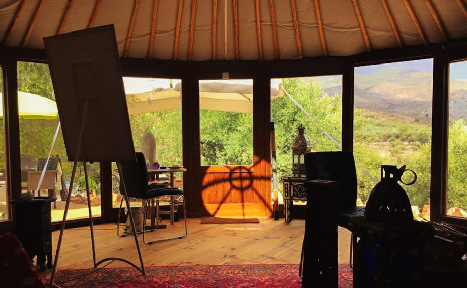 Glass wall yurts only from the Yurt