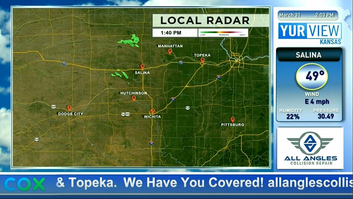 Get Up to the Minute Kansas Weather Conditions with No Wait Weather