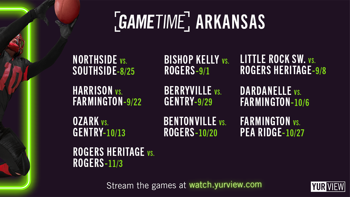 2023 GameTime High School Football Schedule on YurView