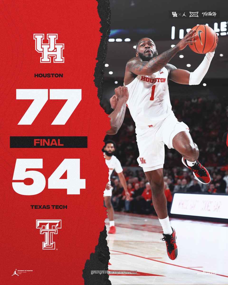 No. 5 Houston picks up second Big 12 win thanks to Jamal Shead career