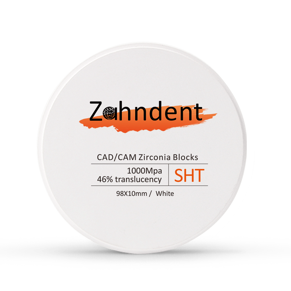 SHT White Dental Zirconia Block Zahndent