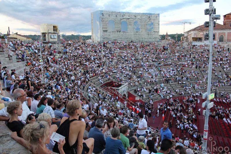 Opera festival in Verona an spectacle
