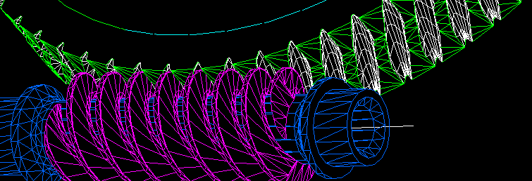 Low noise worm gear design.