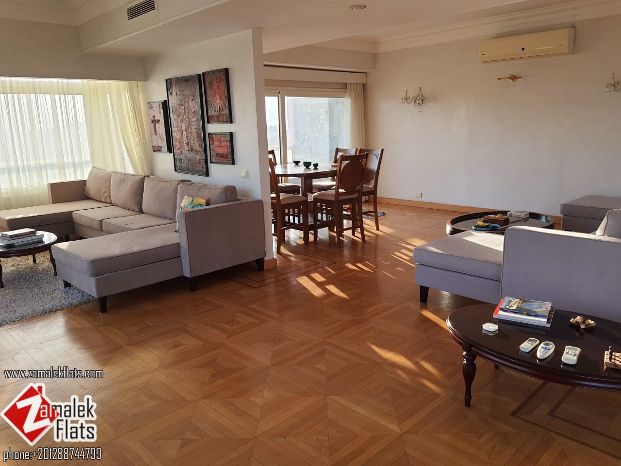 Luxurious Bright Nile View Apartment For Rent In Zamalek zamalekFlats