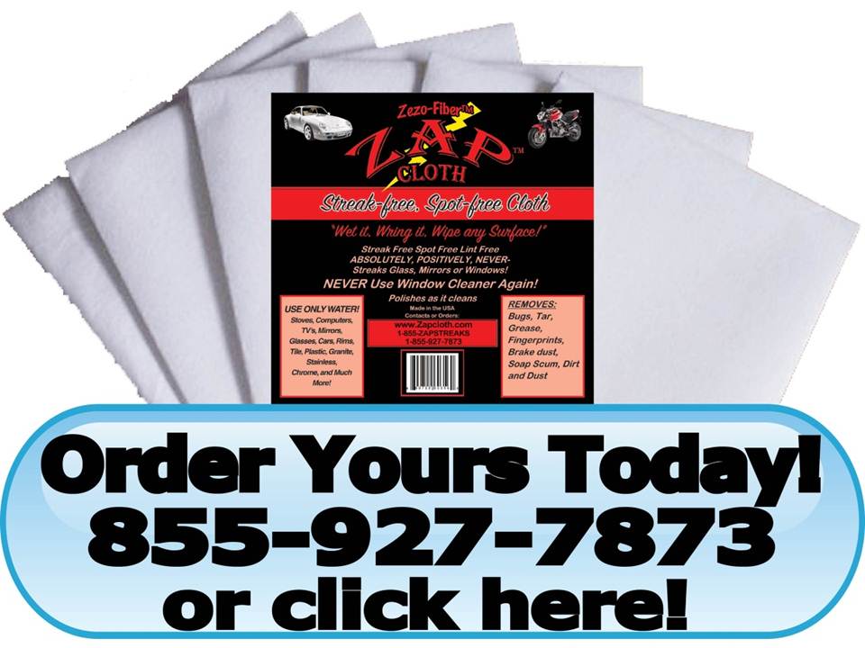 Zap Cloth® the Ultimate Window Cleaner