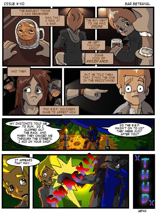 040 Bar Betrayal Zap! Online Comic