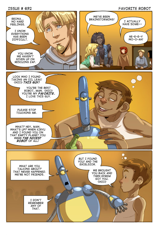 632 Favorite Robot Zap! Online Comic