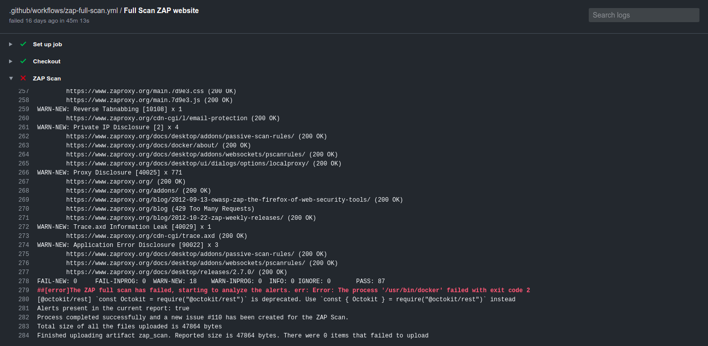 OWASP ZAP Dynamic Application Security Testing with ZAP and GitHub Actions