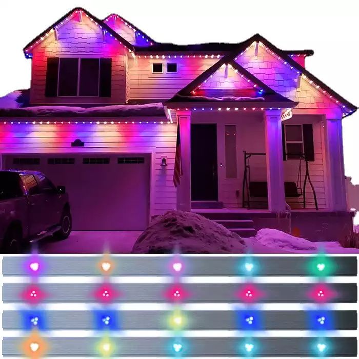 Rgb outdoor holiday lights, 24V Christmas lights_LED Pixel Light