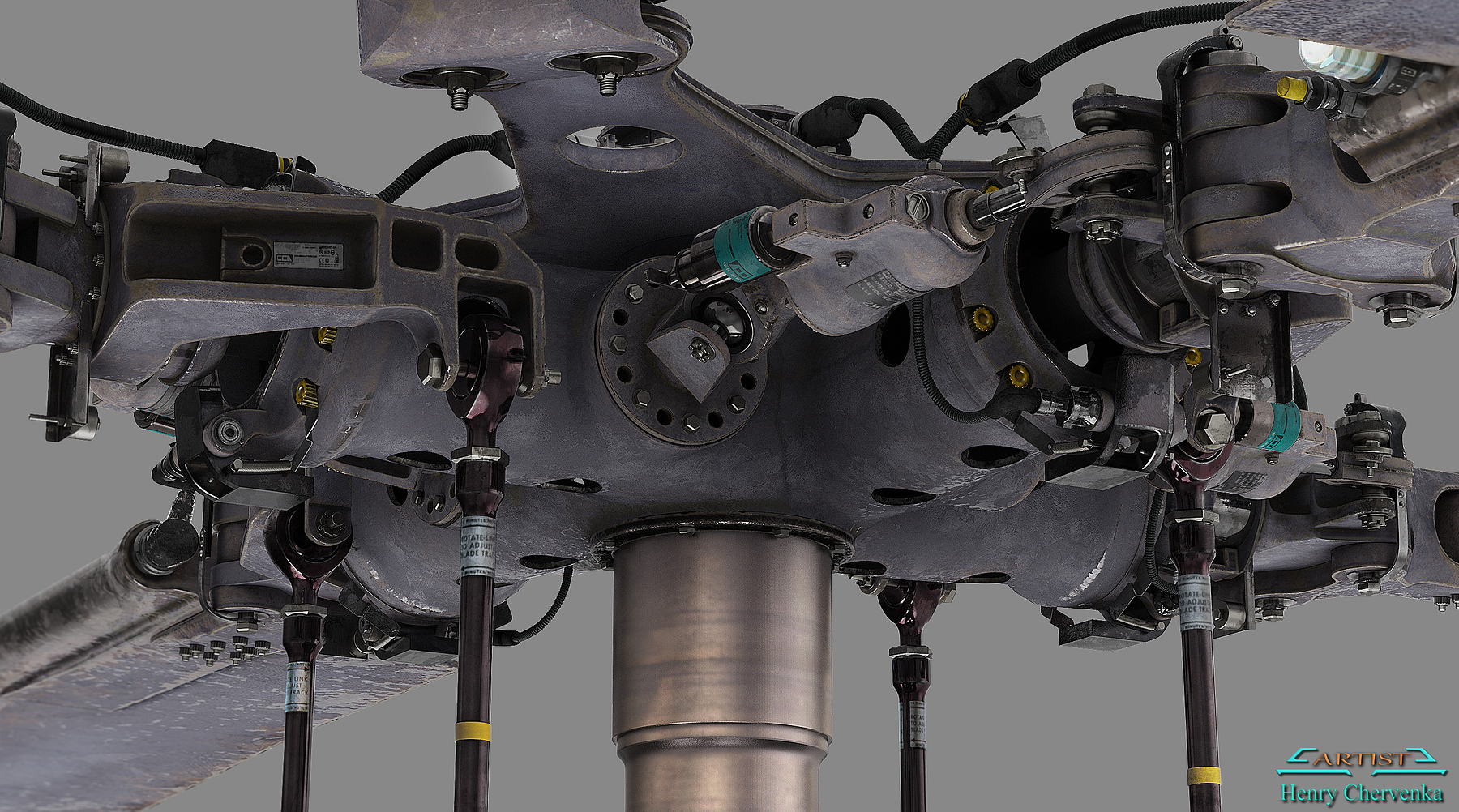 UH 60 Main Rotor ZBrushCentral