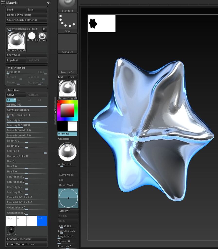 zBrush Material how to export to other applications or how to