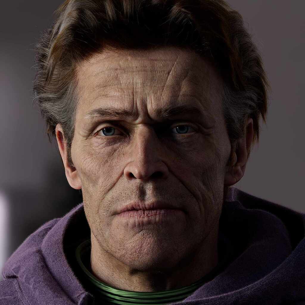 Green Goblin / Willem Dafoe Likeness [WIP] ZBrushCentral