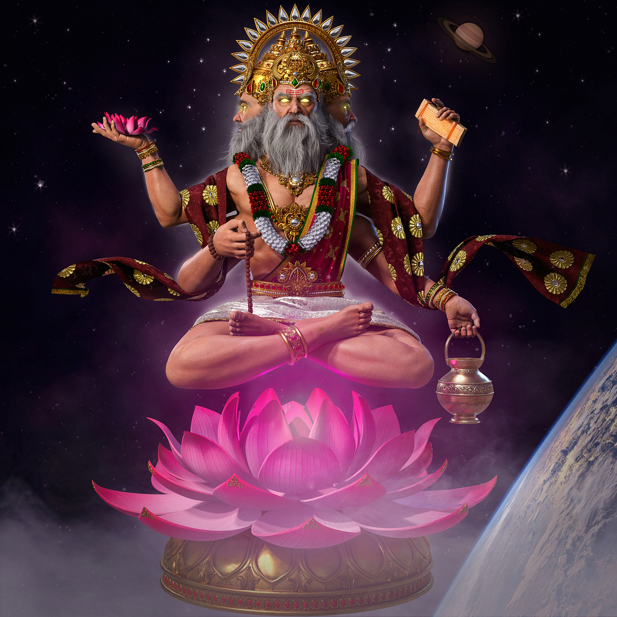 Brahma, the Creator ZBrushCentral