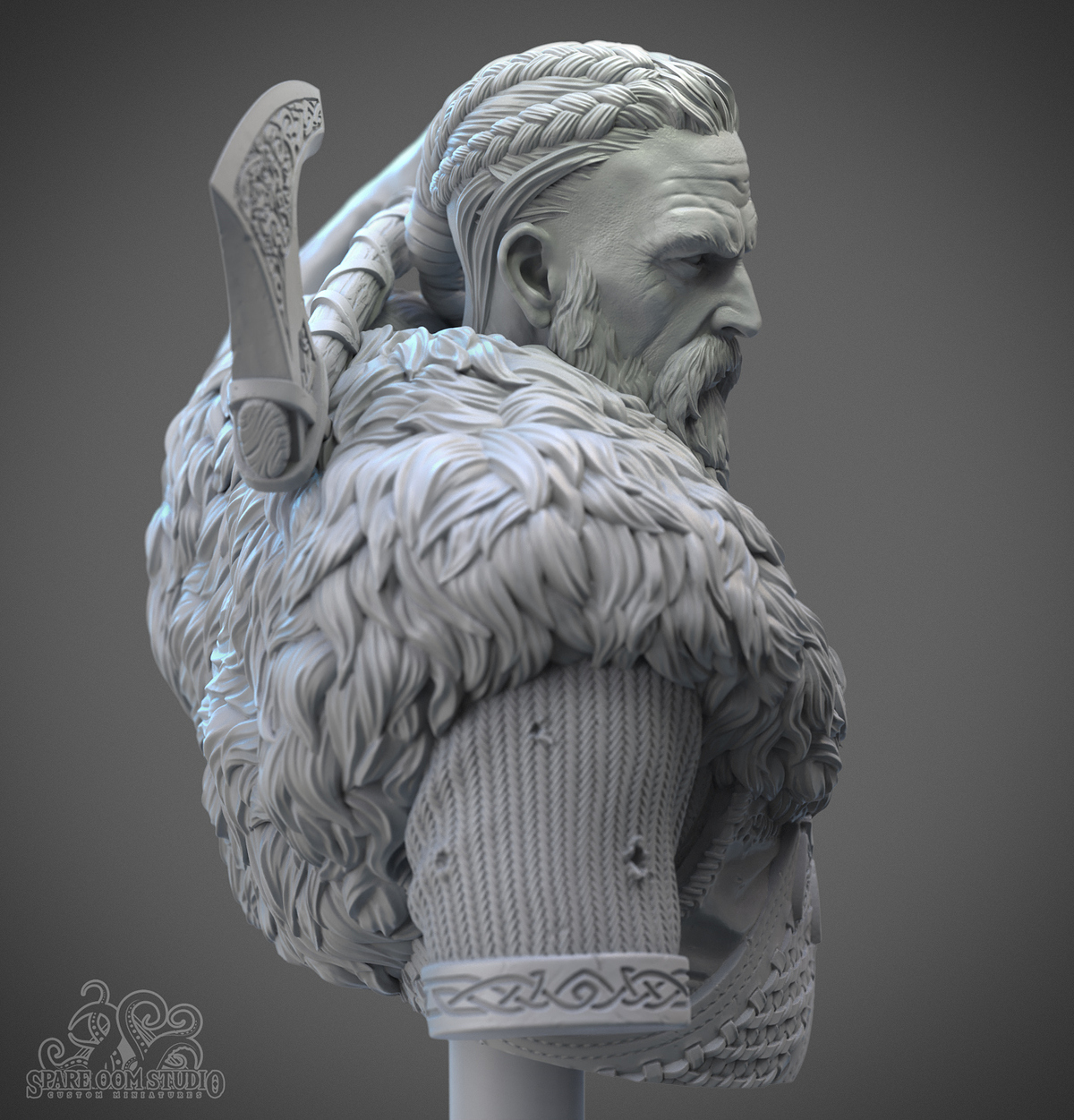 Viking Bust ZBrushCentral