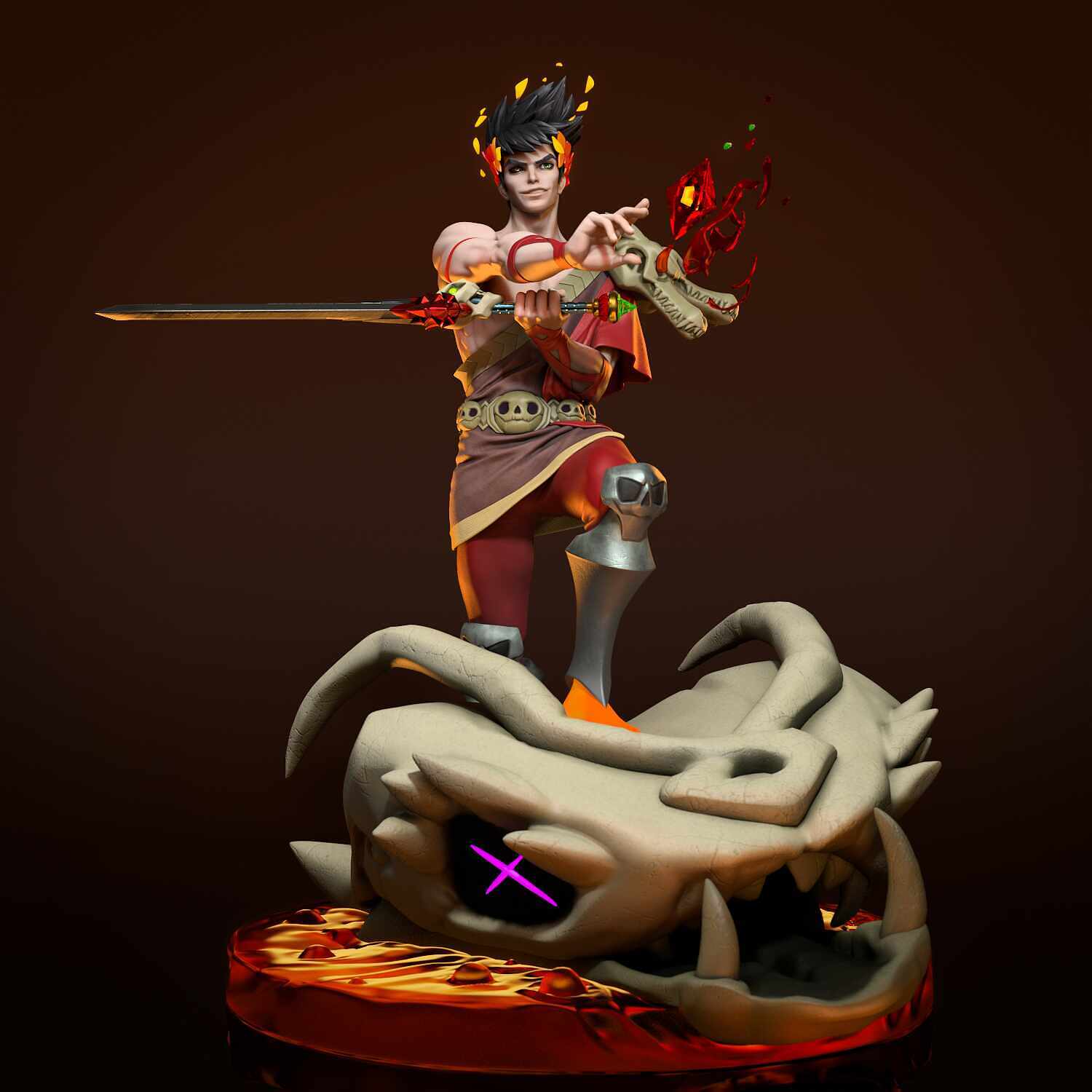 Hades Zagreus ZBrushCentral