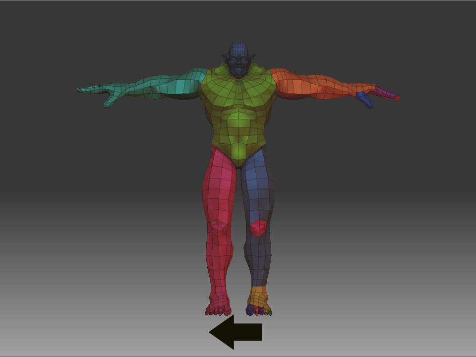Mirroring selection polygroups. ZBrushCentral