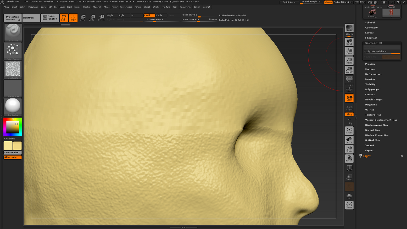 Smooth not working on one spot ZBrushCentral