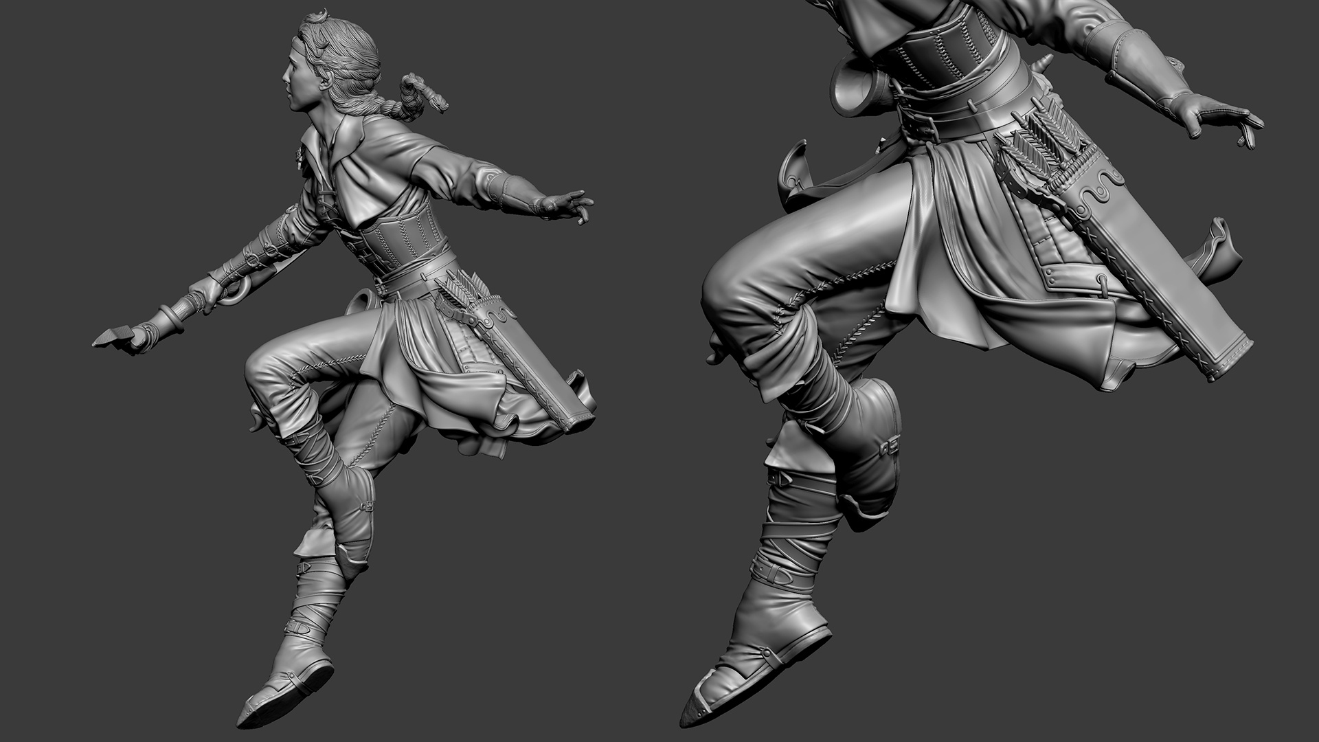 Archer statue ZBrushCentral