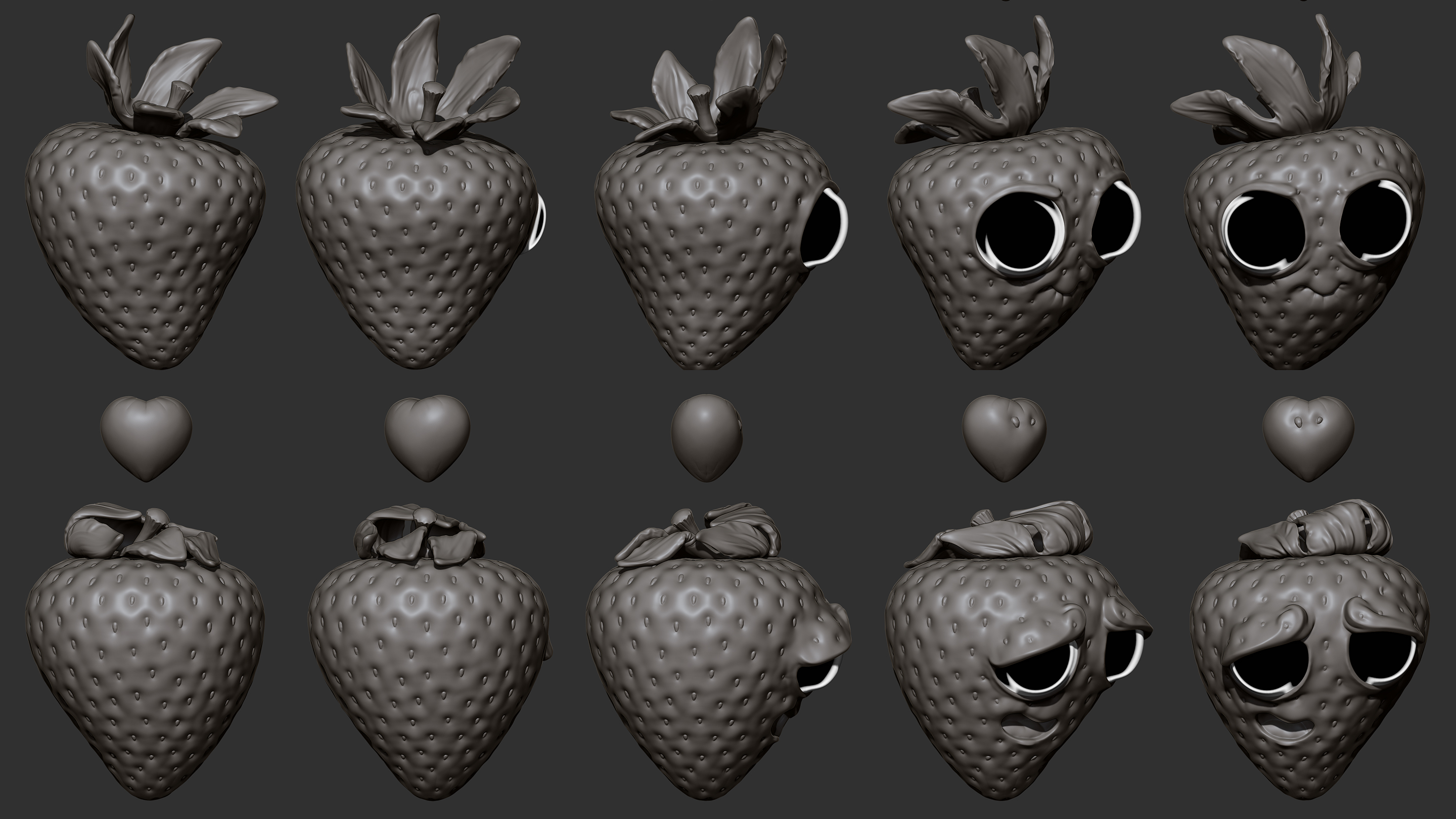 My Berry Heart ZBrushCentral
