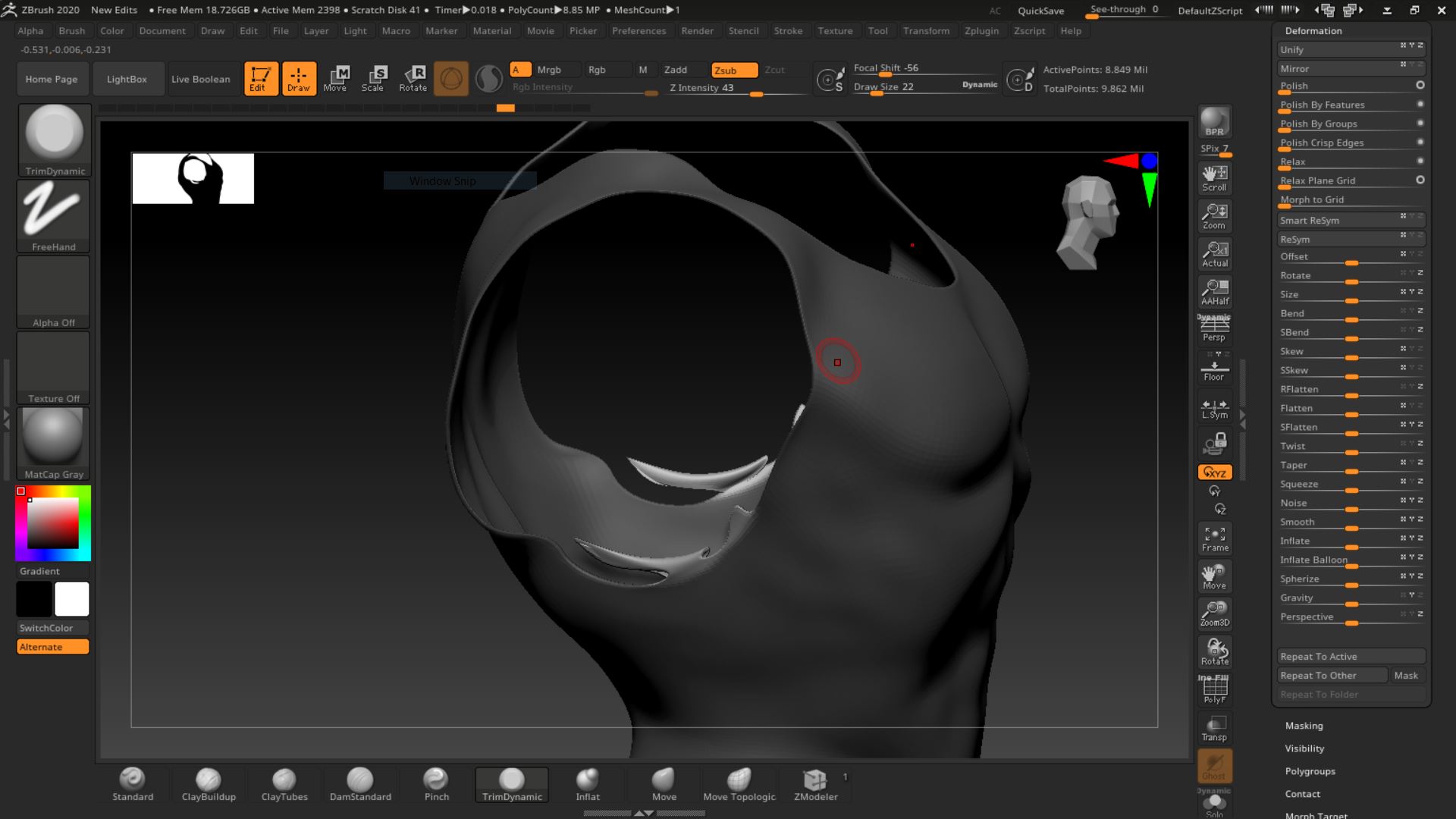 Deleting hidden creates weird geometry ZBrushCentral