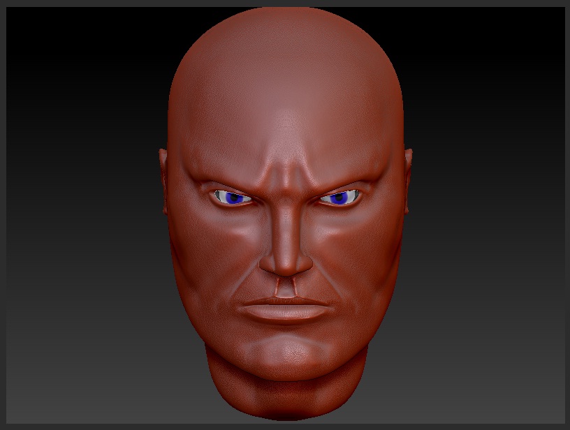 First time with ZBrush (male head) ZBrushCentral
