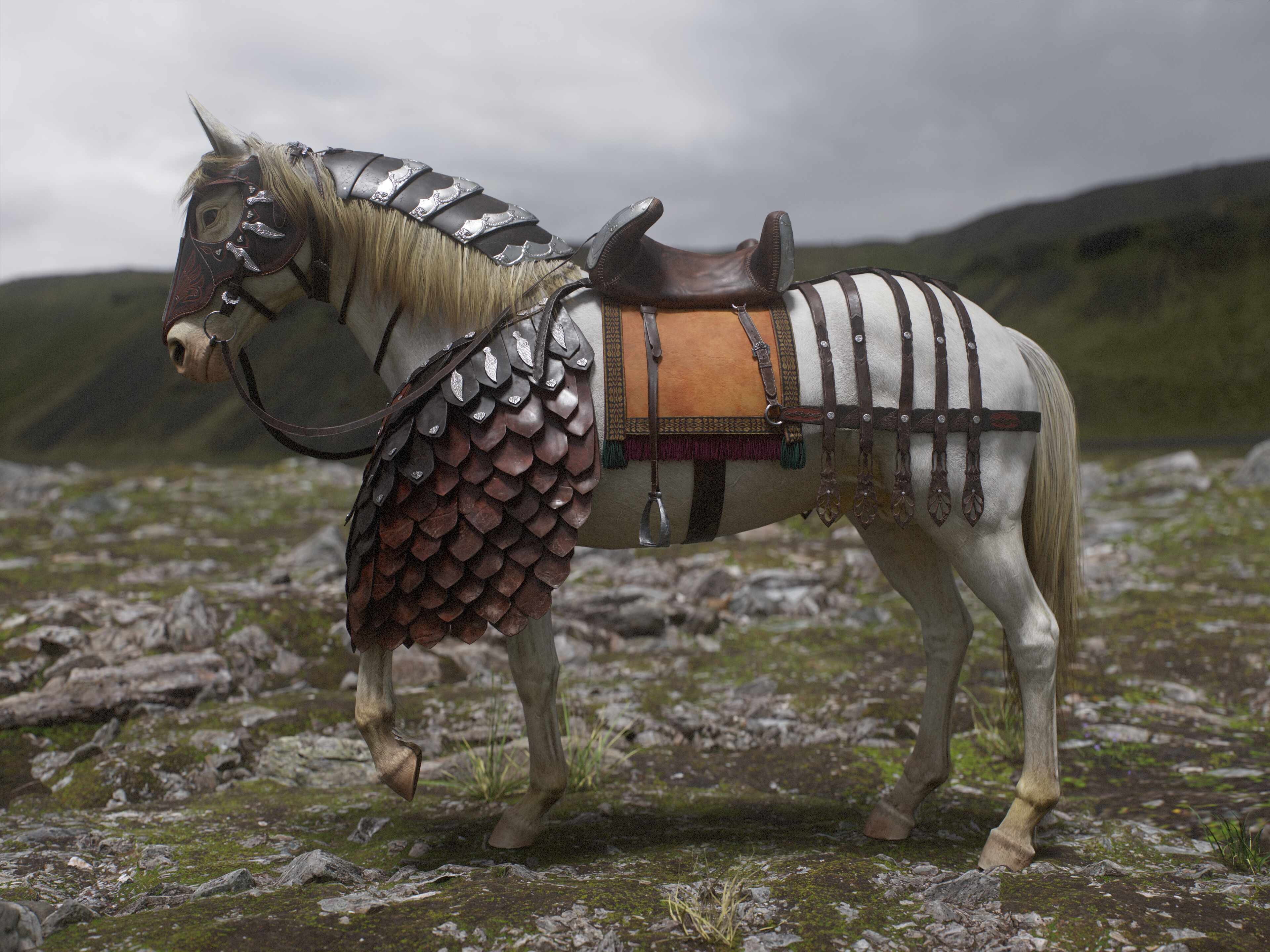 Horse Armor (Hungarian/European Medieval Style) ZBrushCentral
