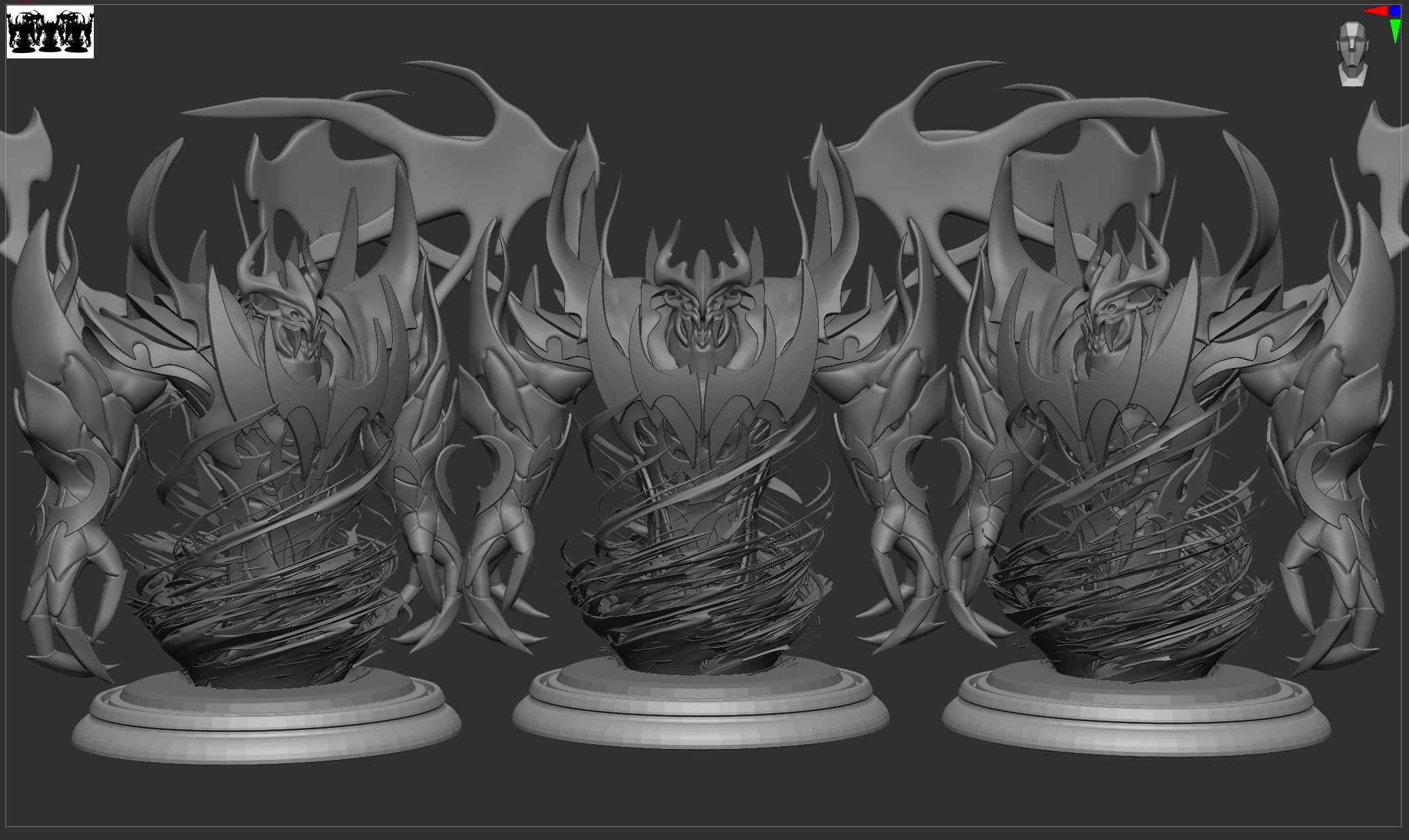 Shadow Fiend Fanart ZBrushCentral