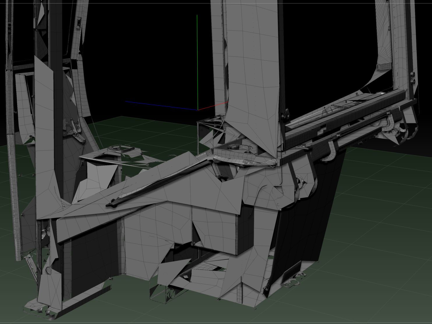 How to remesh complex object without thickness into quad? ZBrushCentral