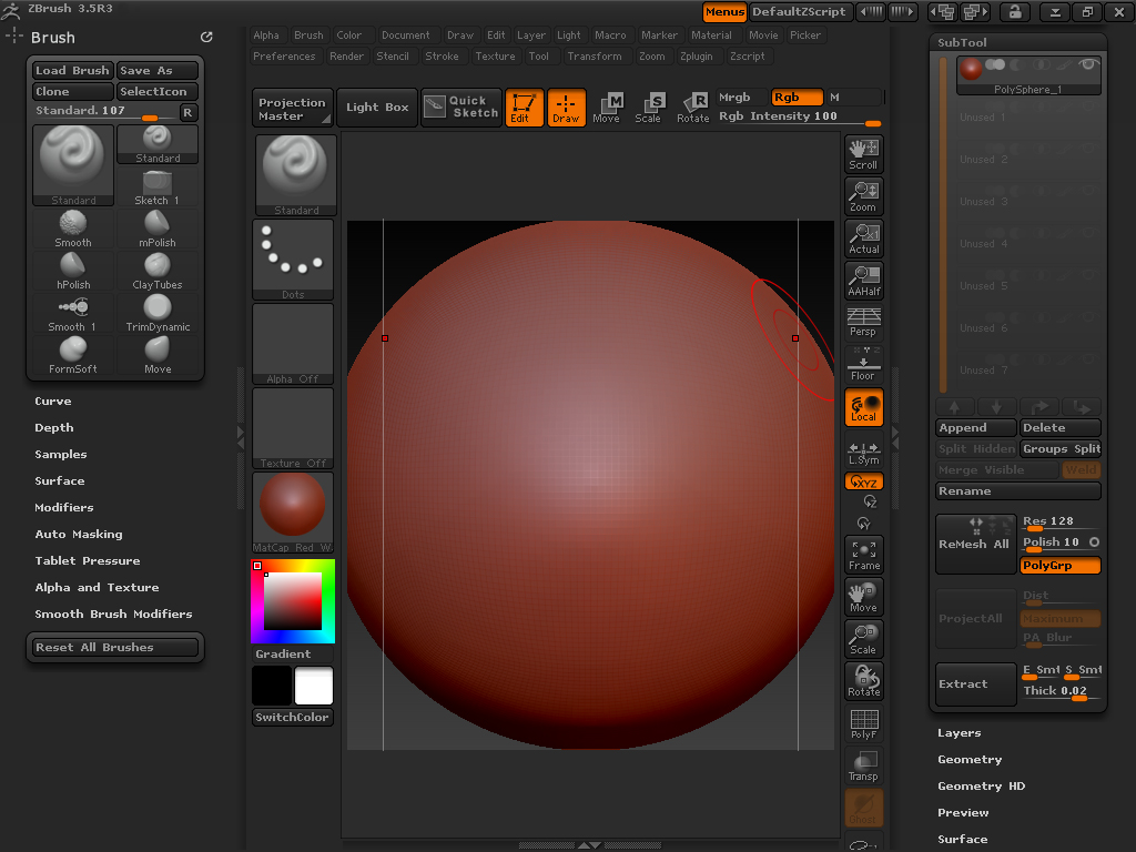 My clay brush isn't working... ZBrushCentral