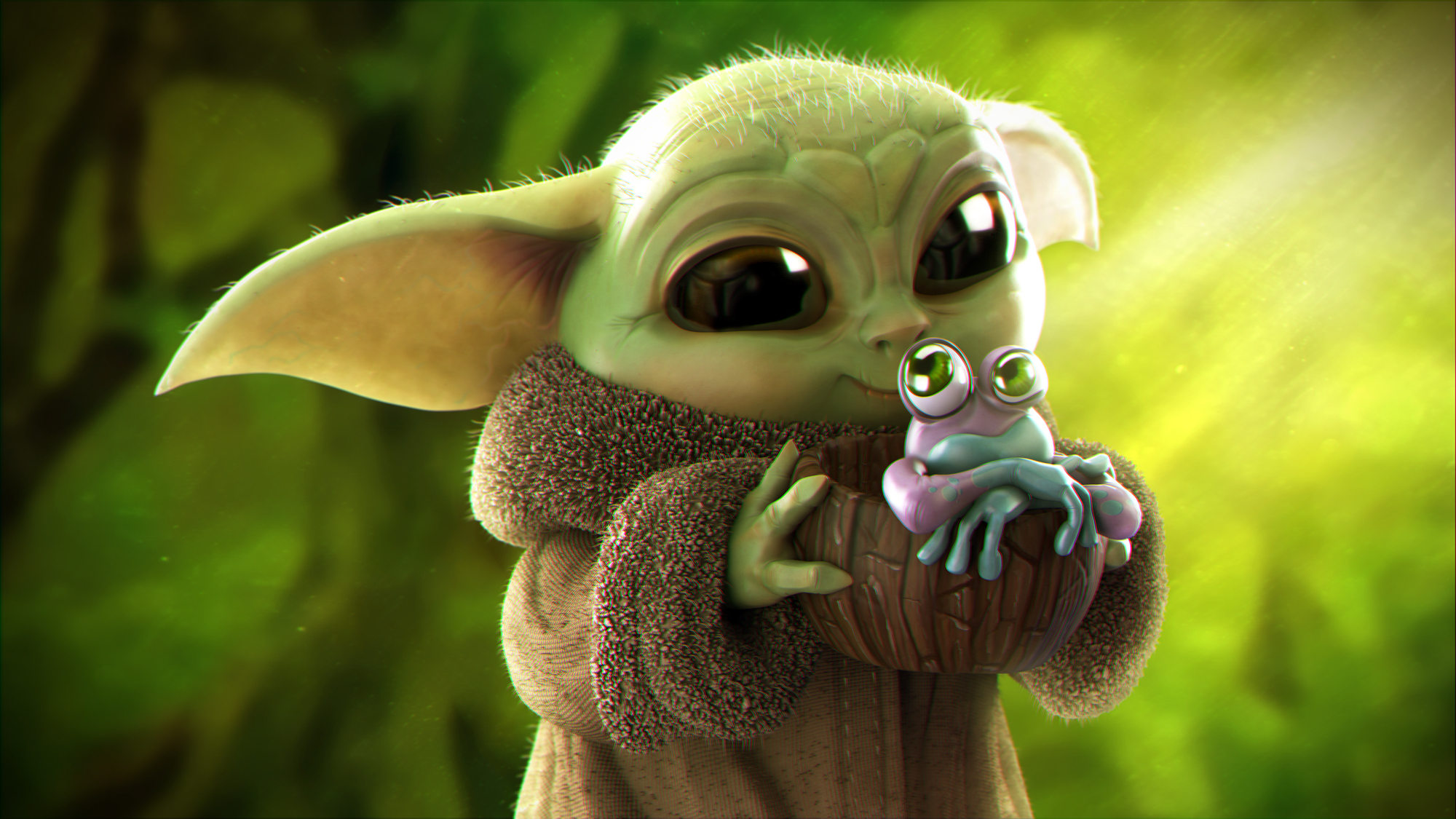 Baby Yoda Cartoon ZBrushCentral