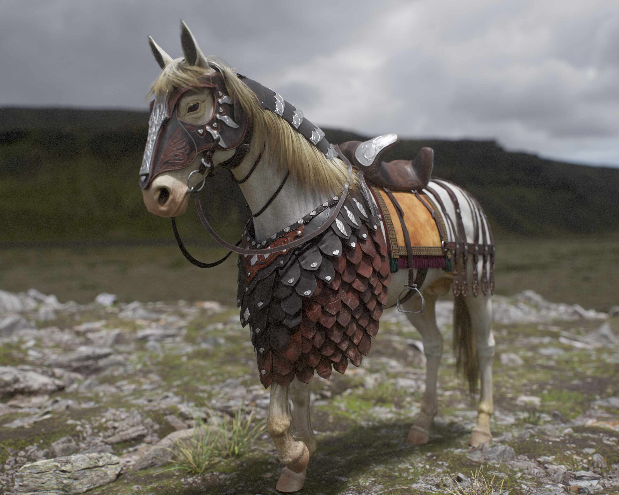 Horse Armor (Hungarian/European Medieval Style) ZBrushCentral