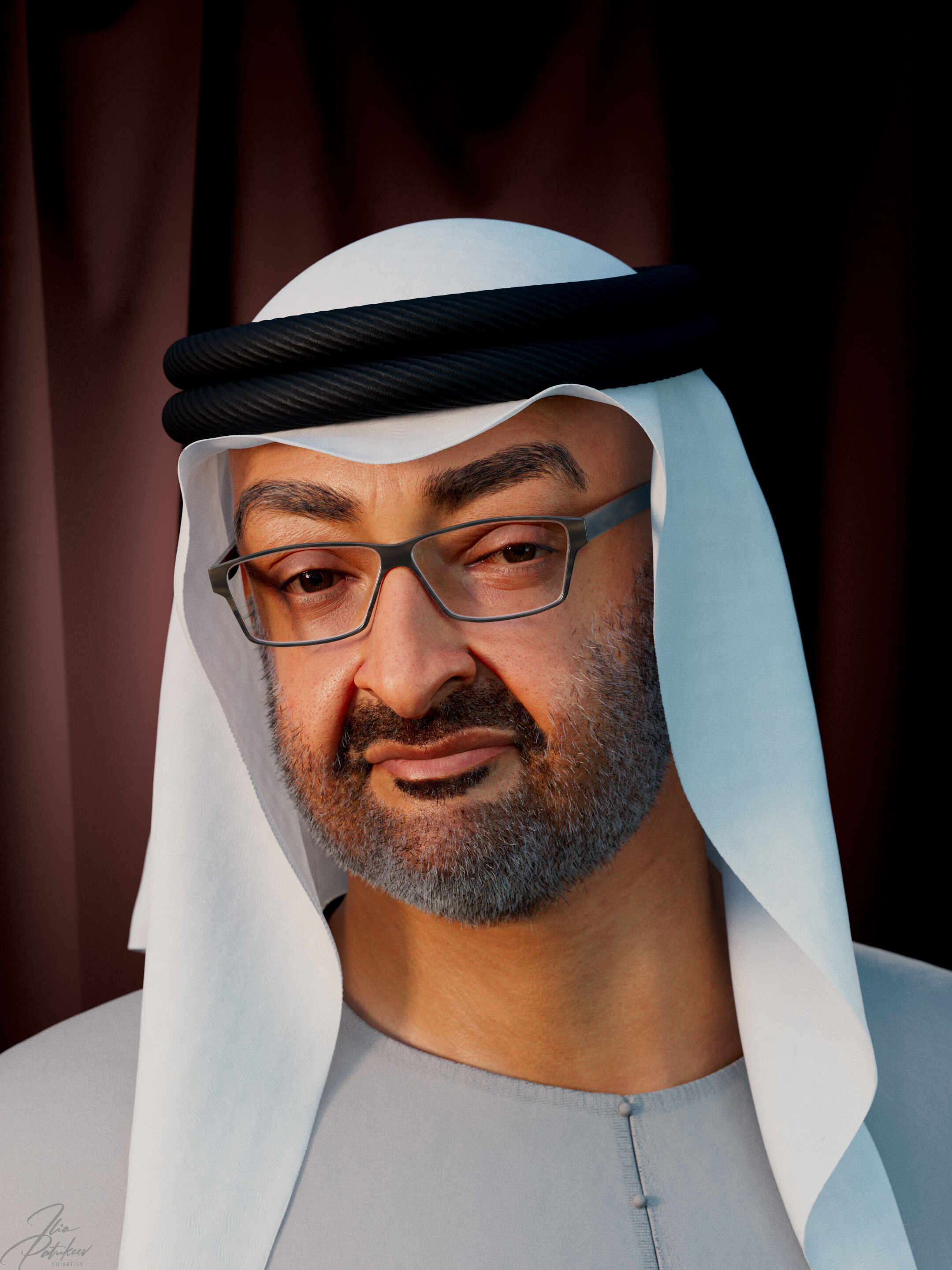 Sheikh Mohammed bin Zayed Al Nahyan likeness ZBrushCentral