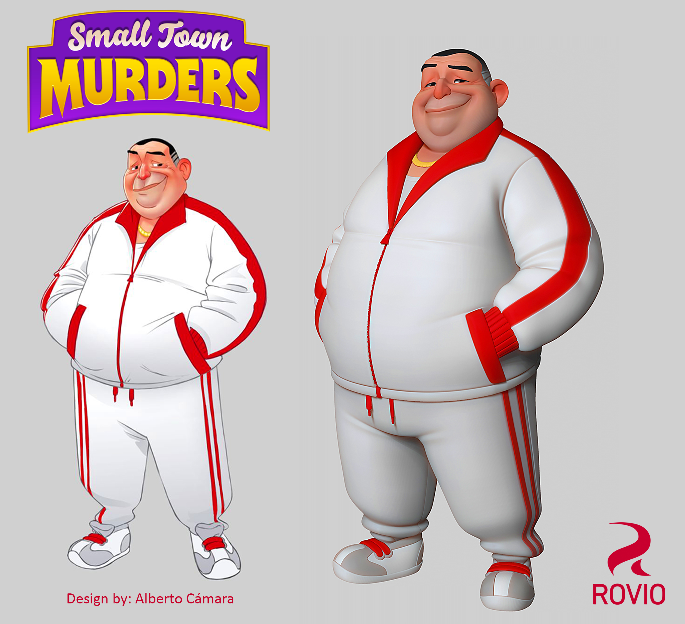 "Small Town Murders" Rovio Match 3 Game 3D Characters ZBrushCentral